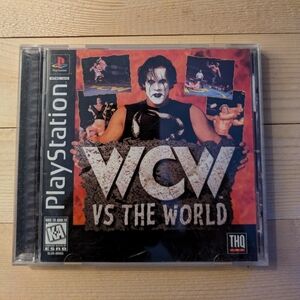 THQ WCW vs The World for PlayStation - Black Case